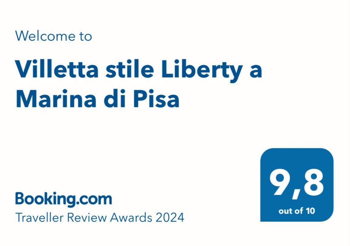 Villetta Stile Liberty A Marina Di Pisa Eksteriør bilde